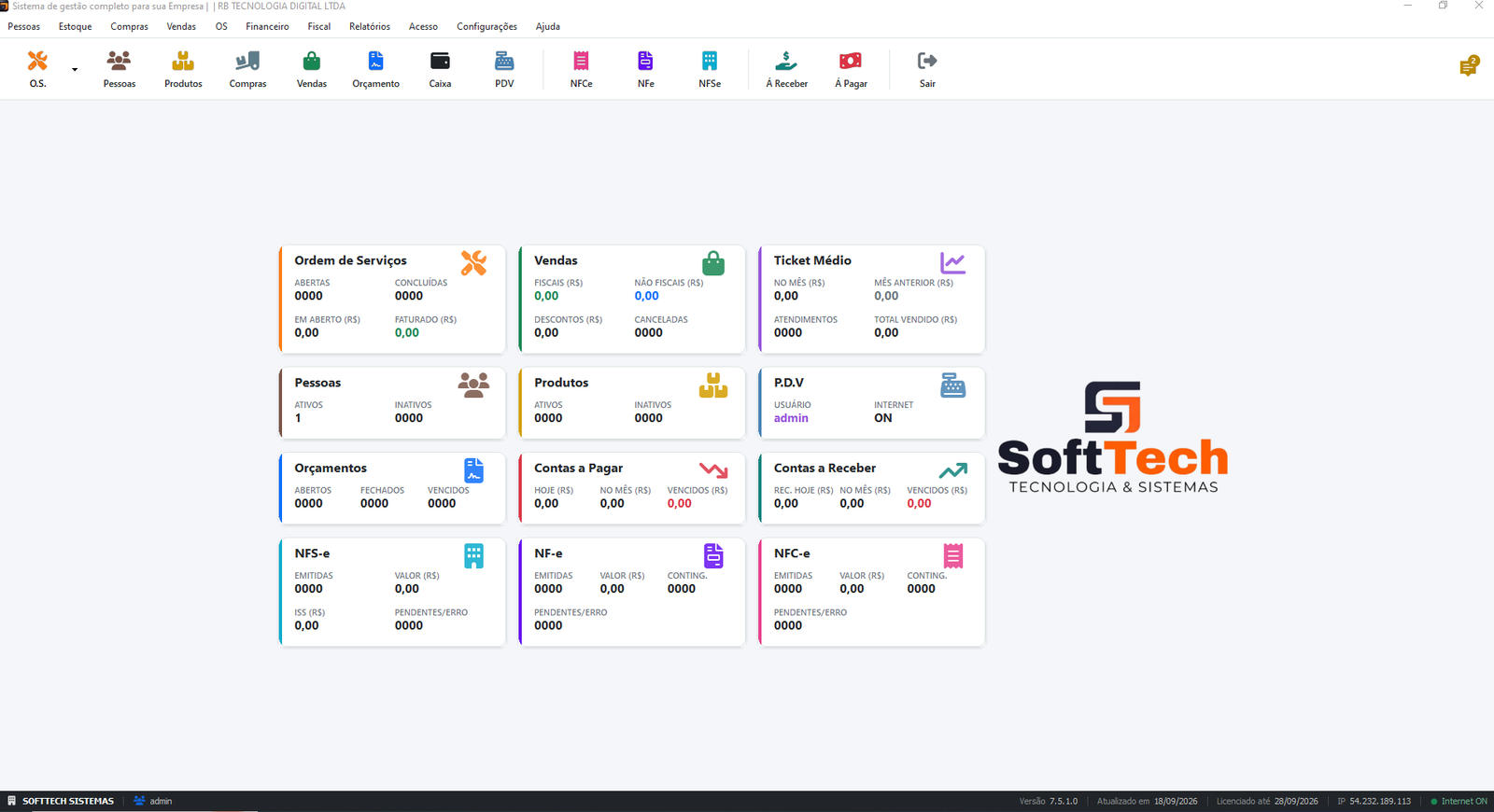 Dashboard Principal